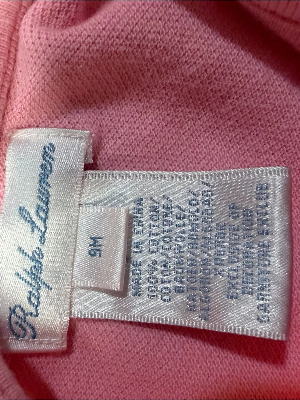 Reptile Subcategory Identification Ralph Lauren Baby Girl Pink Polo Ruffle Dress